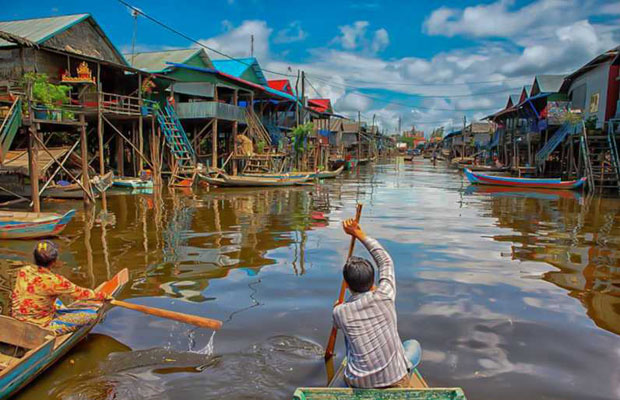 2-Days Tours Adventure Tour & Sunrise Angkor Tour & Kompong Phluk Floating Village